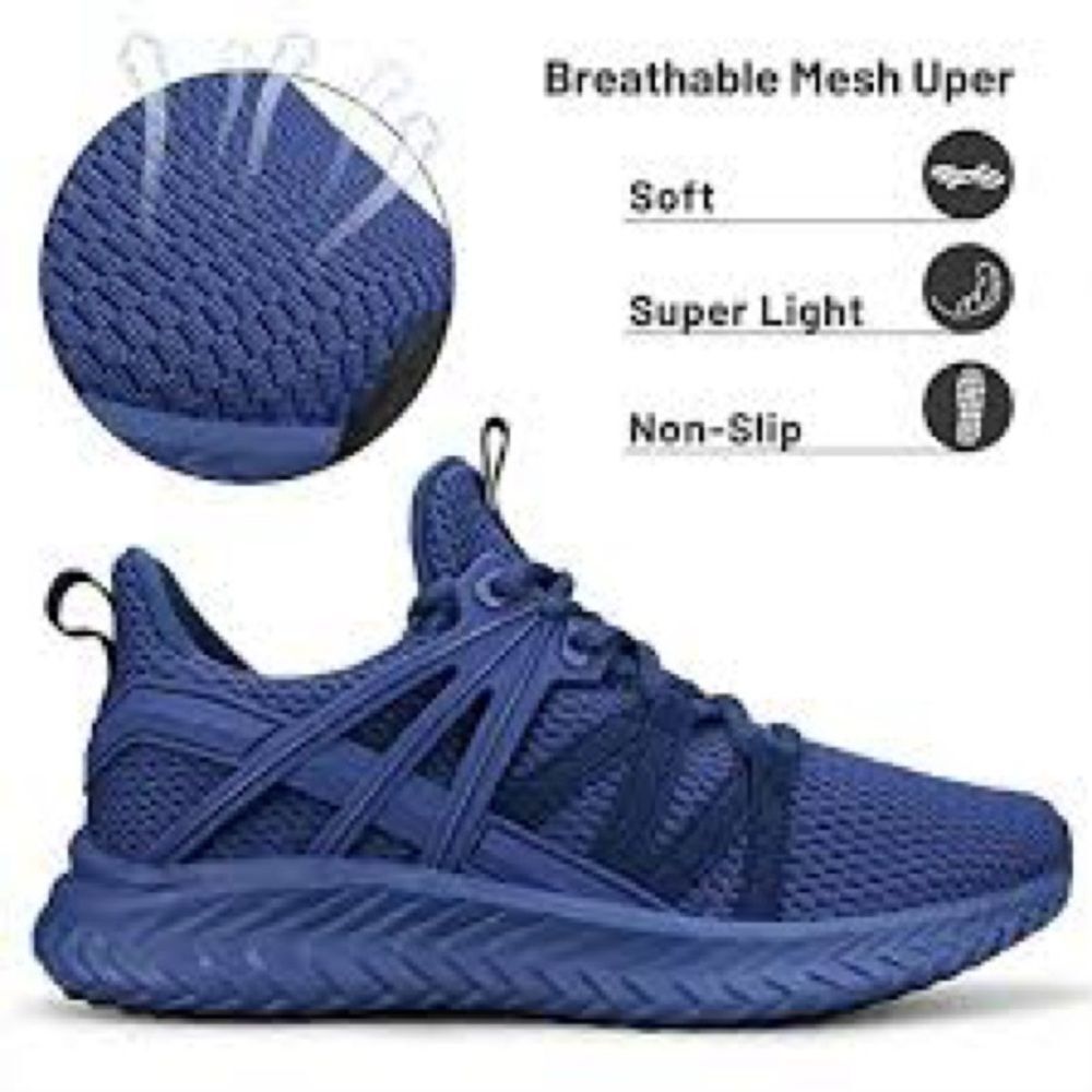 Abbos Travel Stylish Blue Unisex Sneakers Size EUR 39 USA 7.5 / 8